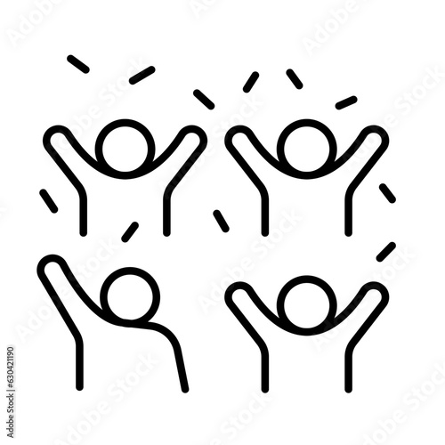 Cheering icon
