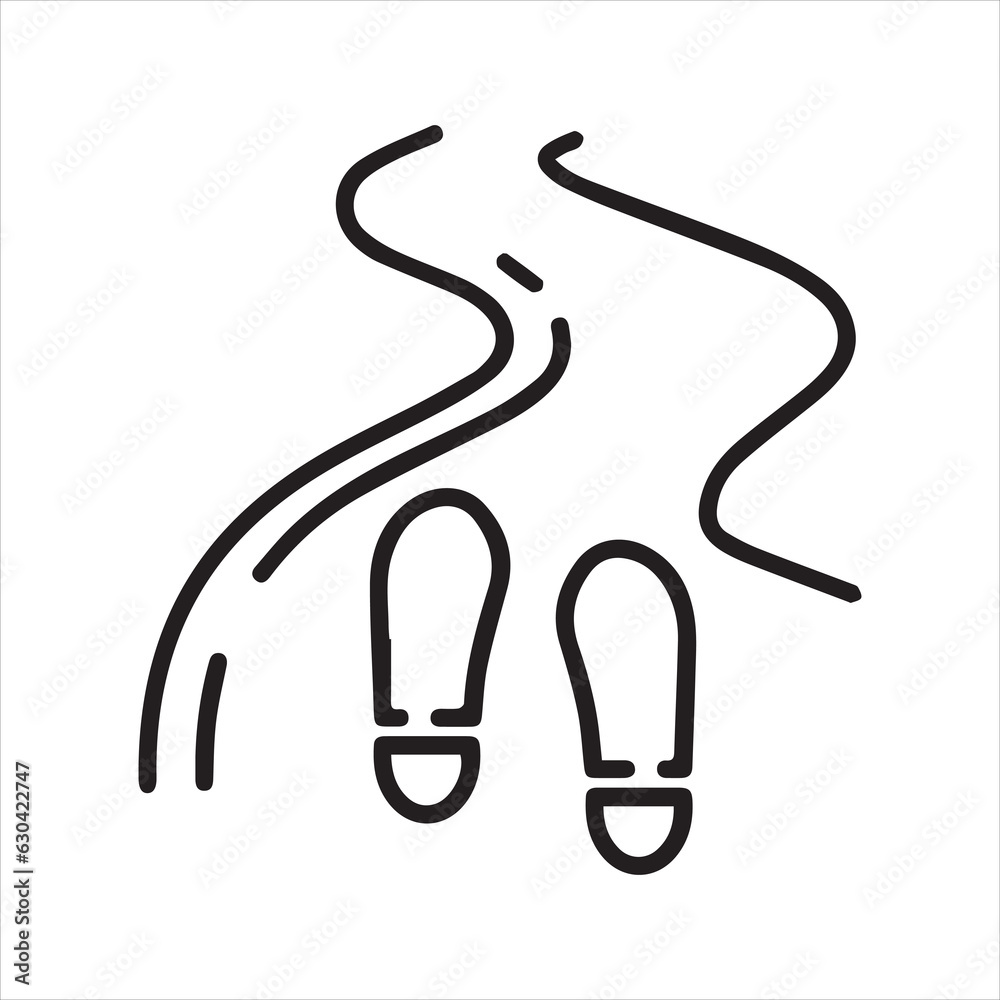 Jogging Line icon. Vector and line Jogging Line icon. Vector and line