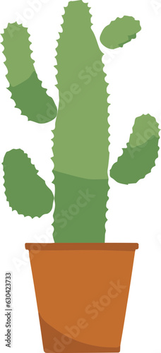 Soothing Minimal Cactus Art