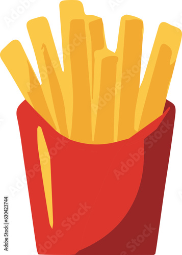 Sleek French Fries Art
