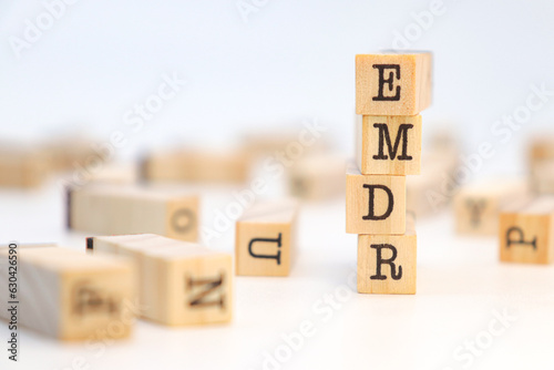 EMDR word Eye Movement Desensitization and Reprocessing 