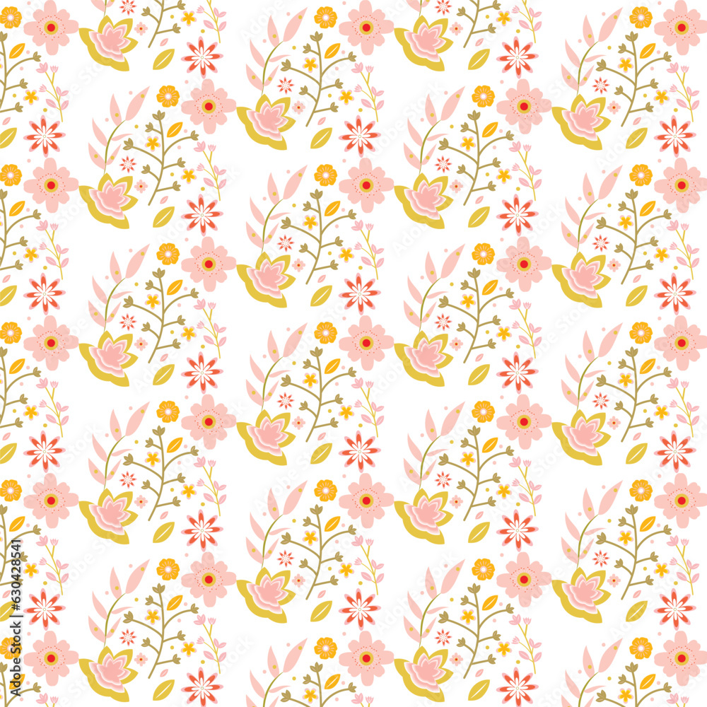 Colourful hand draw surface pattern design,