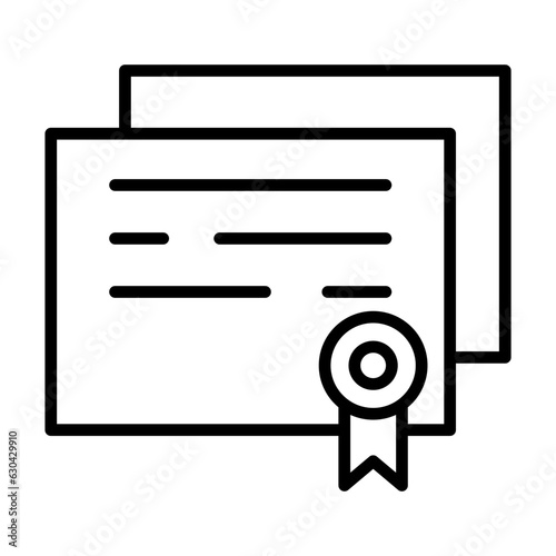Certificate icon
