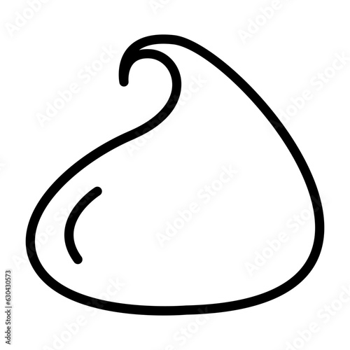 Chocolate mousse icon