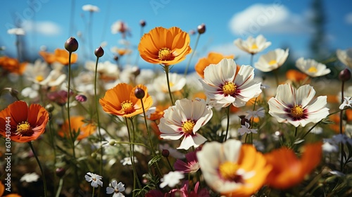 Wild flowers on a meadow. © 121icons