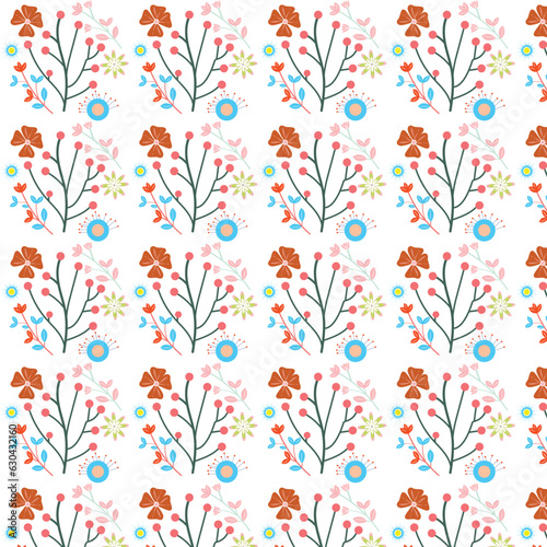 Colourful hand draw surface pattern design 