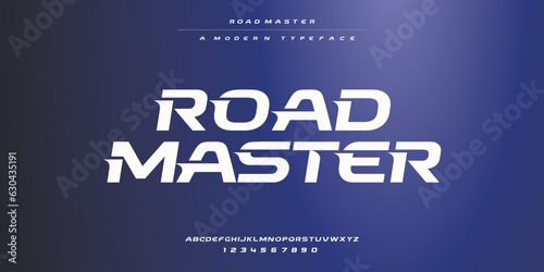 Sporty Masculine dynamic bold lettering modern futuristic