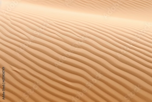 Ripples on sand texture background, wind-swept desert dunes, arid landscape backdrop, arid and sandy © Kanisorn