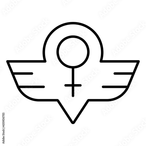 Superwoman badge icon