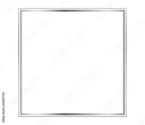 Vector realistic squared Black frame