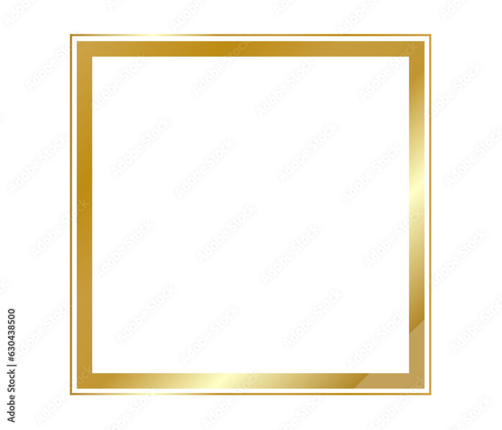 Realistic golden frame Realistic golden frame