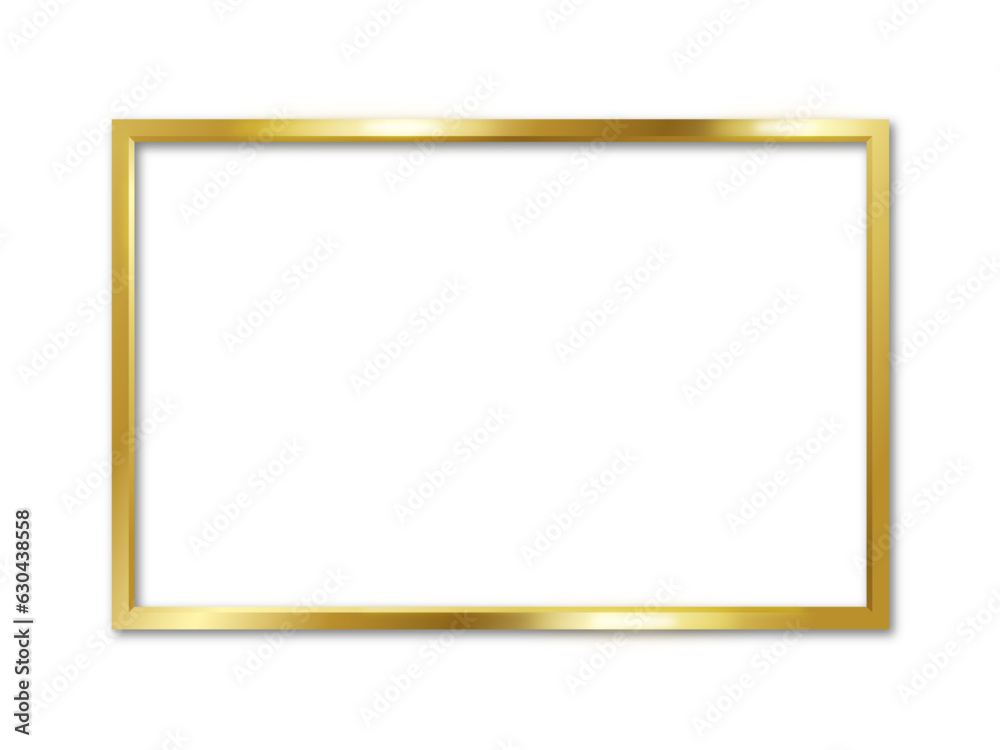 Realistic golden frame Realistic golden frame