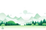 vector background . Concept for the International Day of Peace. ecologically flourishing planet. a light background