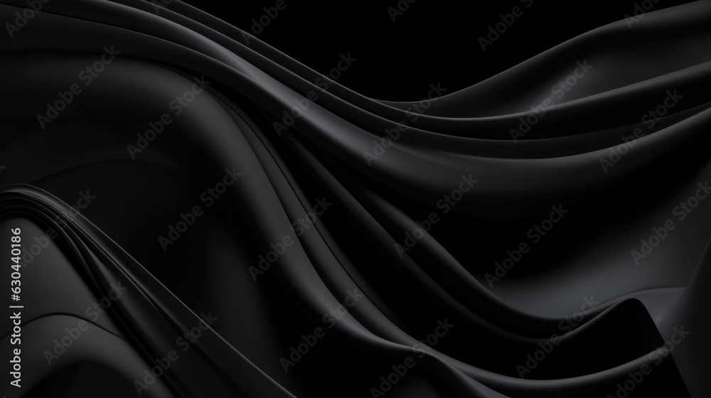 black wavy silk fabric texture background black wavy silk fabric texture background