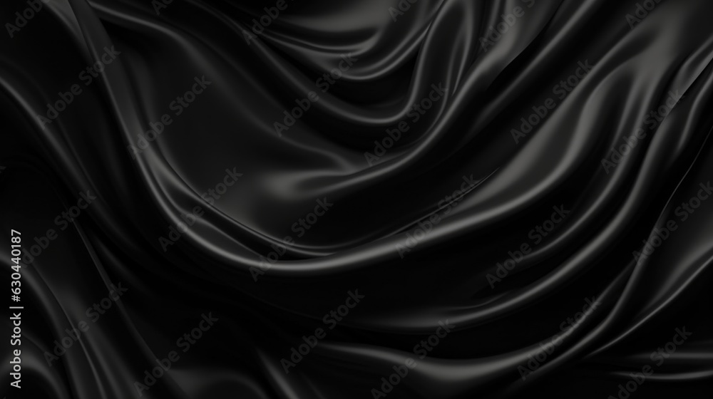 black wavy silk fabric texture background black wavy silk fabric texture background