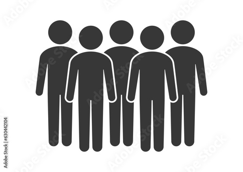 立っている5人の人のアイコン・ピクトグラム - チーム・集団のイメージ素材 立っている5人の人のアイコン・ピクトグラム - チーム・集団のイメージ素材 立っている5人の人のアイコン・ピクトグラム - チーム・集団のイメージ素材 