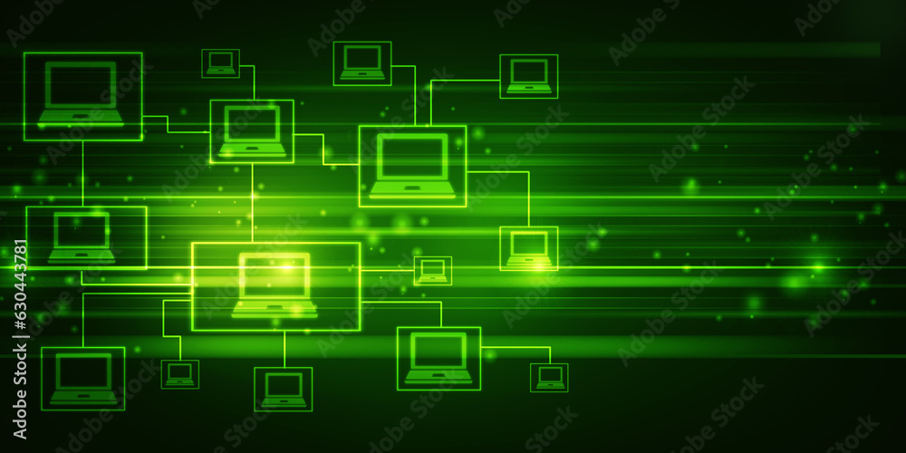 Digital Abstract technology background,2d illustration