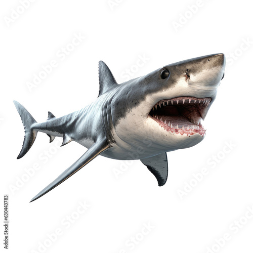 big shark transparent background © sercan