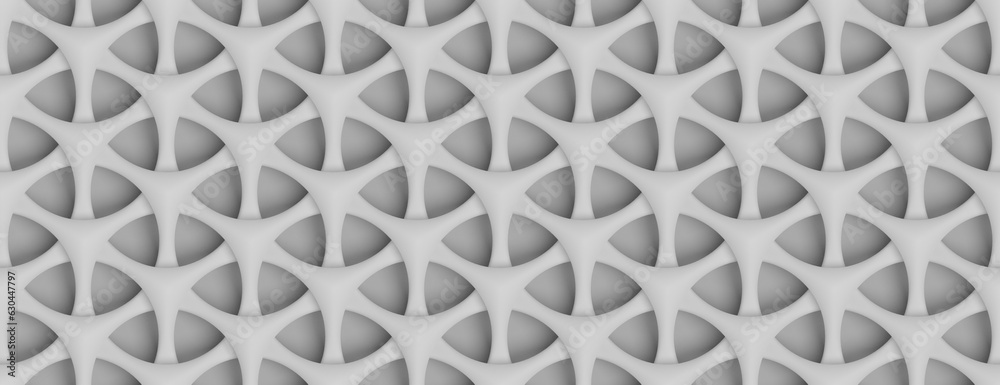 Seamless hexagon texture - simple white overlapping 3D wabs backround Seamless hexagon texture - simple white overlapping 3D wabs backround