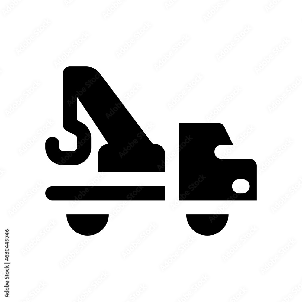 crane truck icon. vector icon for your website, mobile, presentation, and logo design. crane truck icon. vector icon for your website, mobile, presentation, and logo design.