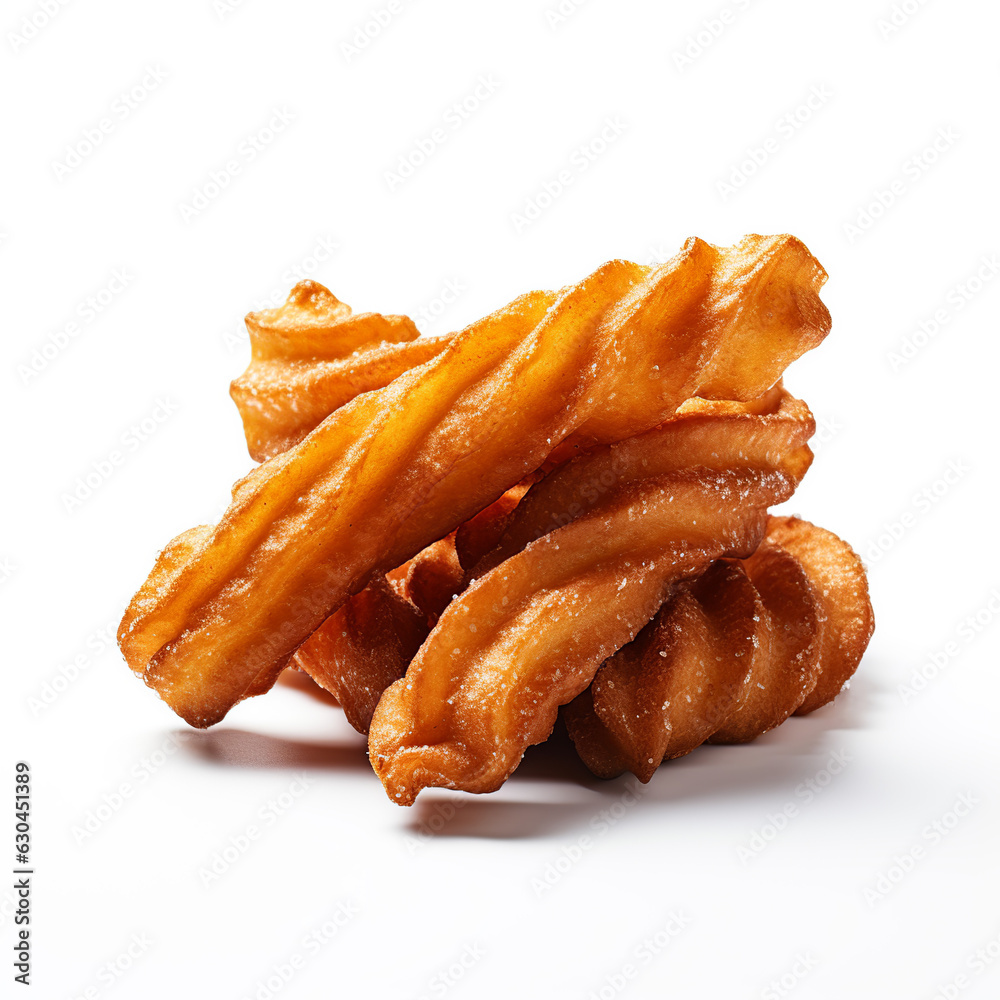 The Loop Churros on white background AI Generative The Loop Churros on white background AI Generative