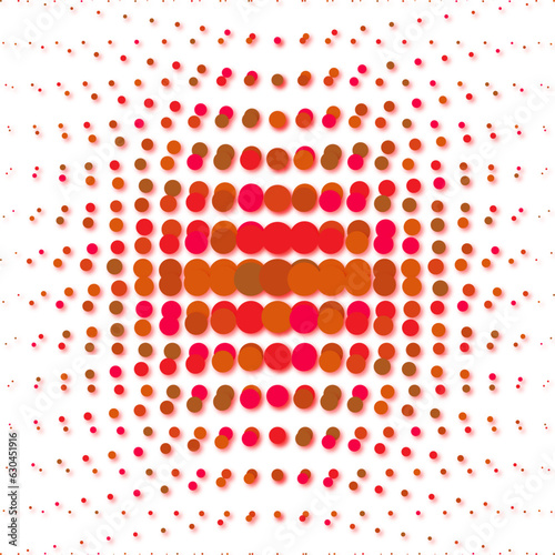 Abstract background with multicolour oval pattern design. colourful dot design with shadow and vintage.seamless background with dot round ratio various colour with gray shadow and round texture