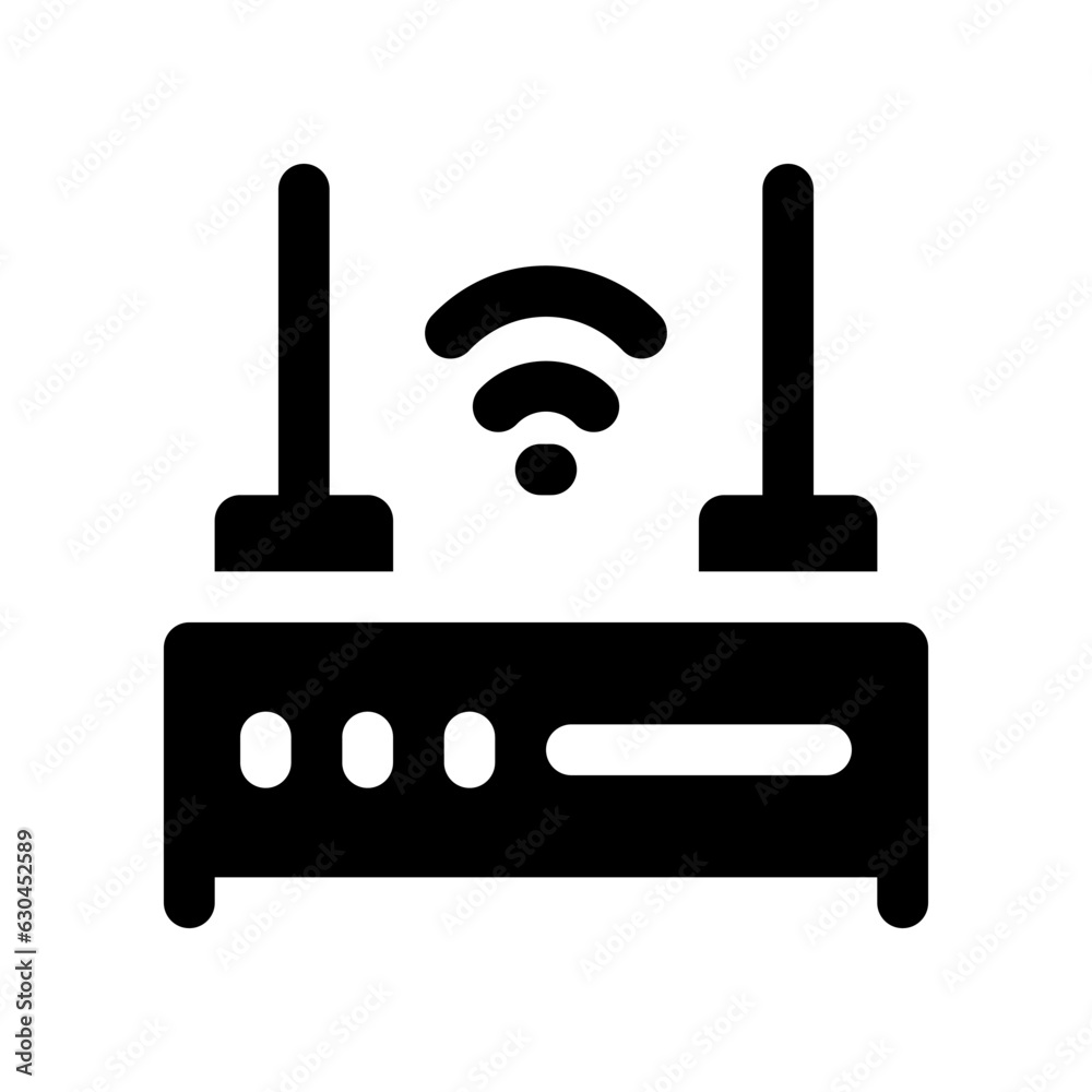 router icon. vector icon for your website, mobile, presentation, and logo design. router icon. vector icon for your website, mobile, presentation, and logo design.