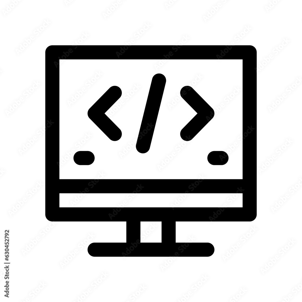 web development icon. vector icon for your website, mobile, presentation, and logo design. web development icon. vector icon for your website, mobile, presentation, and logo design.