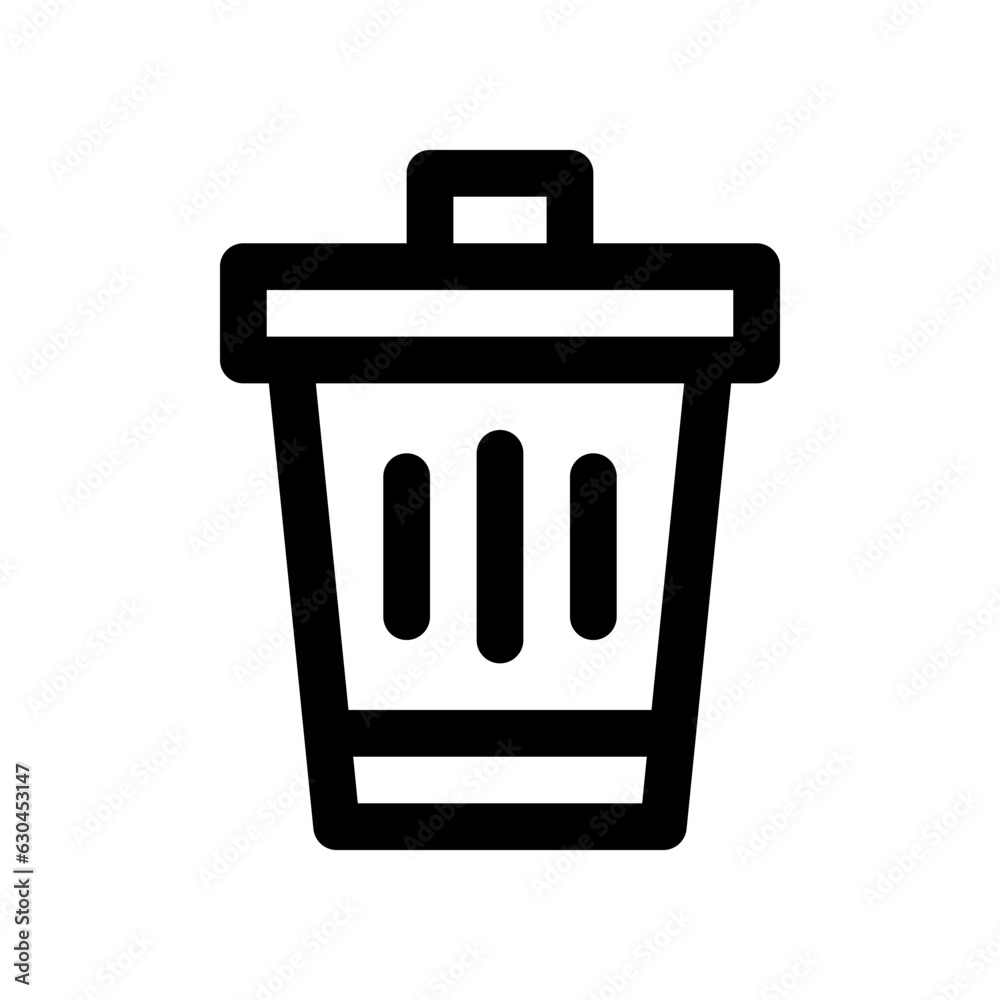 bin icon. vector icon for your website, mobile, presentation, and logo design. bin icon. vector icon for your website, mobile, presentation, and logo design.