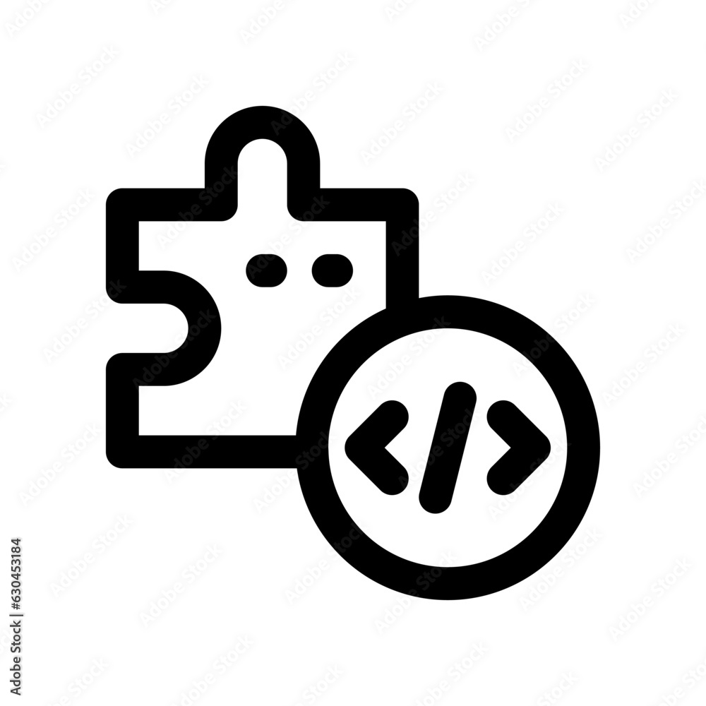 puzzle icon. vector icon for your website, mobile, presentation, and logo design. puzzle icon. vector icon for your website, mobile, presentation, and logo design.