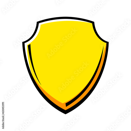 Free Download Illustration of cartoon shield. Pop art creative background. - GFXLoad