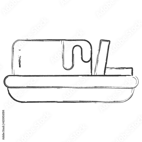 Vector hand drawn Butter illustration