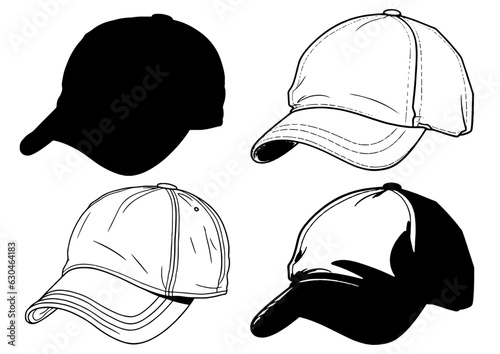Gorras vectoriales