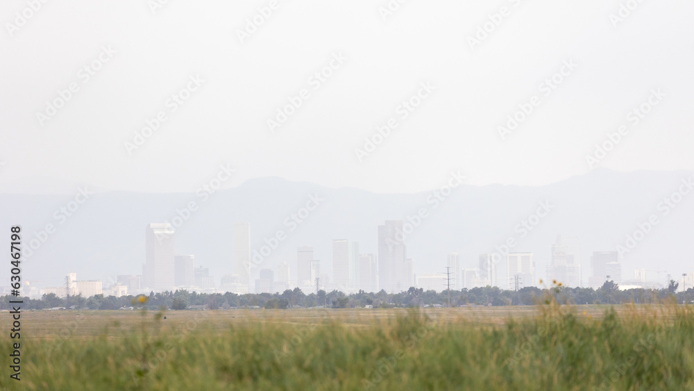 View of Downtown Denver from Rocky Mountain National Arsenal Wildlife Refuge