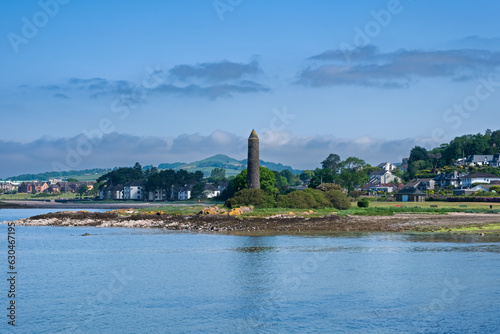 Photo The town of Largs set on the Firth of Clyde on the West Coast of Scotland