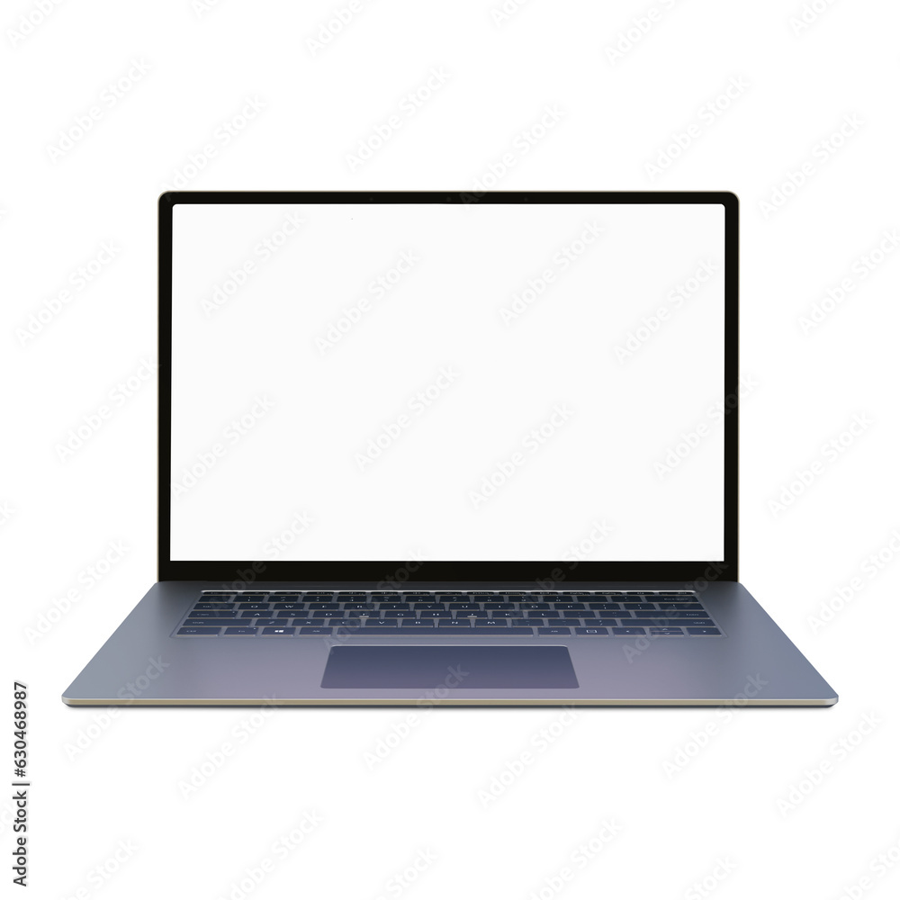 White Blank template laptop isolated on a white background White Blank template laptop isolated on a white background