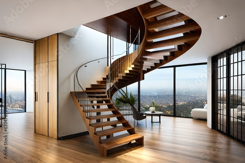 stairs in the hall