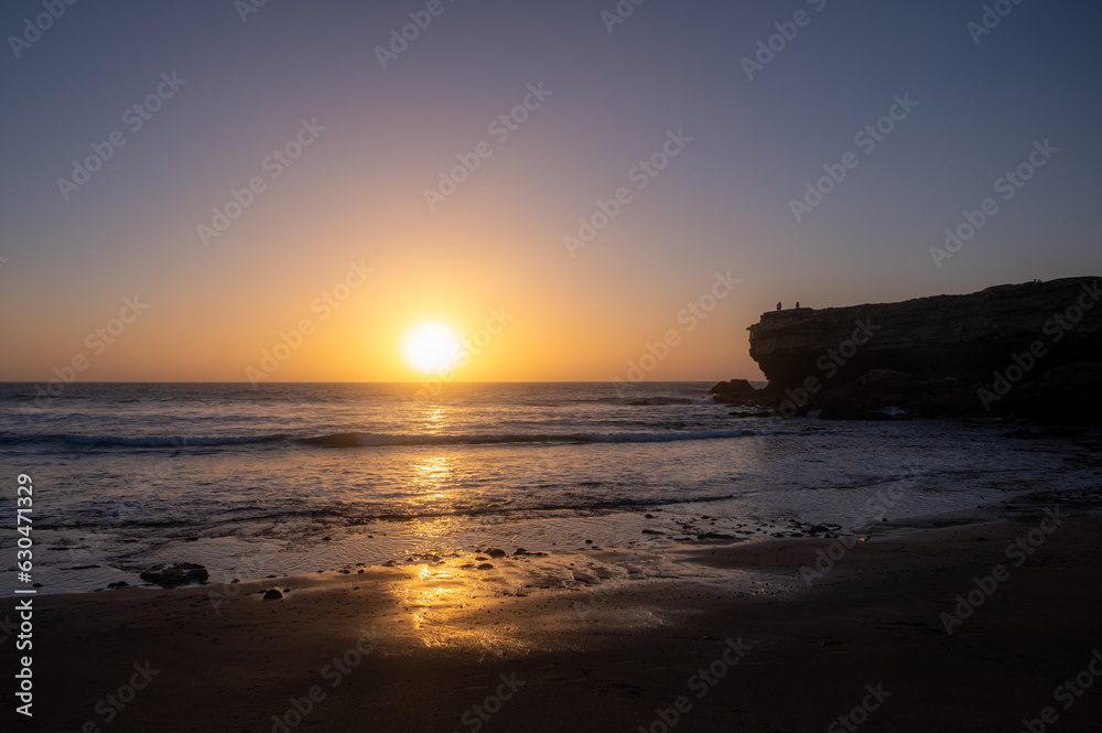 Sunset from the beach at La Pared, Fuerteventura, The Canary Islands, Spain Sunset from the beach at La Pared, Fuerteventura, The Canary Islands, Spain