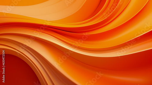 an orange background with natural light (Generative AI)