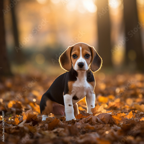 Adorable Puppy Beagle: Irresistible Charm © victor