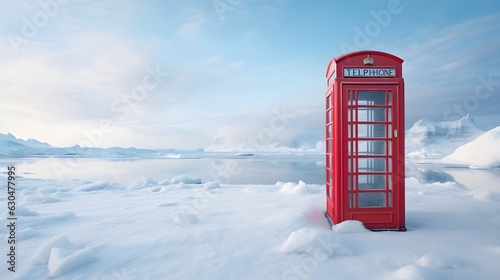 Kommunikation auf Eis: Die Rote Telefonzelle in der Antarktis