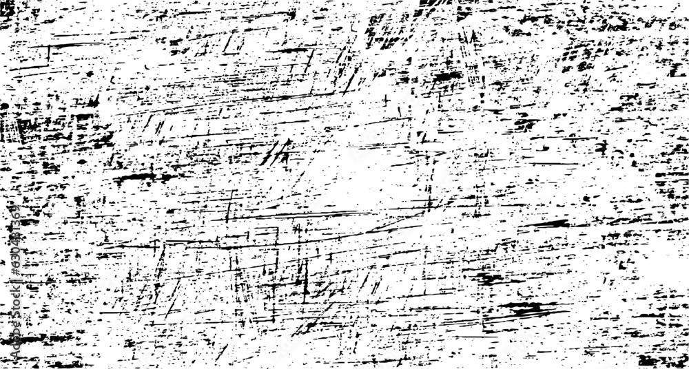Obraz premium Scratched and Cracked Grunge Urban Background Texture Vector. Dust Overlay Distress Grainy Grungy Effect. Distressed Backdrop Vector Illustration. Isolated Black on White Background. EPS 10.
