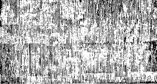 Monochrome texture composed of irregular graphic elements. Distressed uneven grunge background. Abstract vector illustration. Overlay for interesting effect and depth. Isolated on white background.