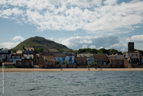 Sunny view of North Berwick, Scotland