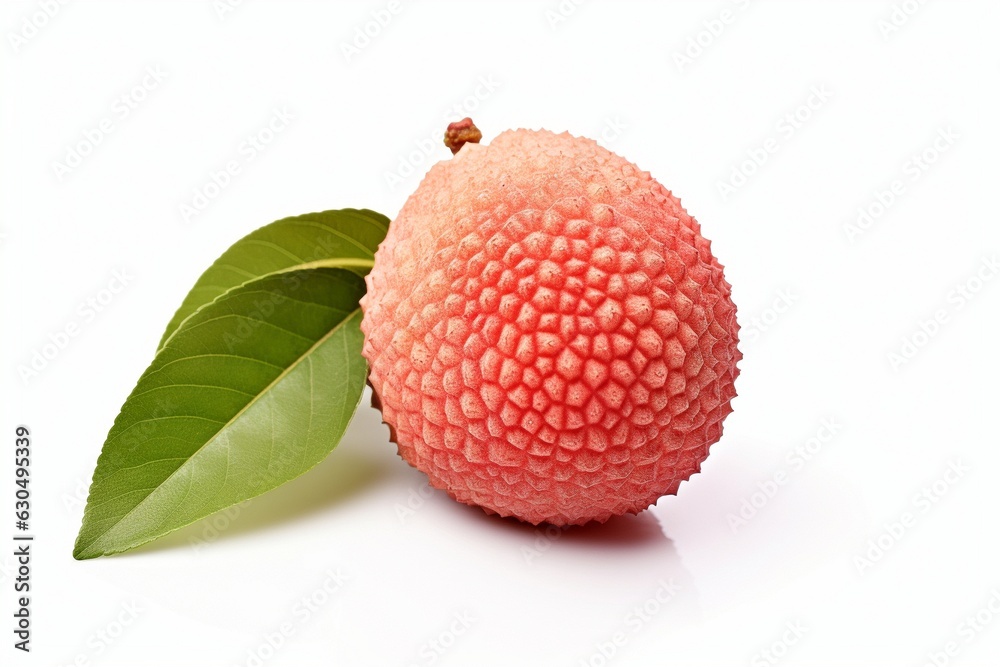 lychee berries isolated on white background. lychee berries isolated on white background.