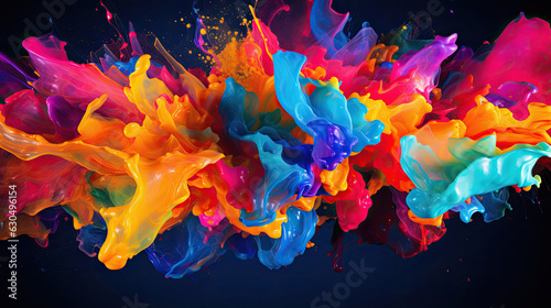 colorful splashes background wallpaper