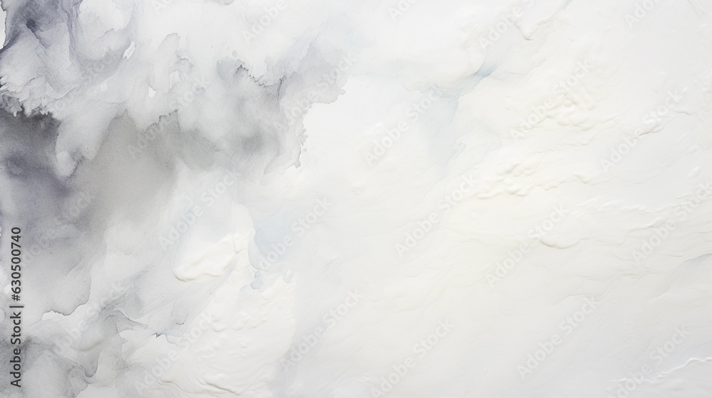 White Watercolor Texture Background. Generative AI.