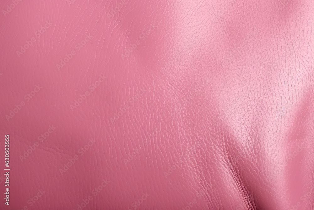 Fototapeta premium Light pink smooth leather background. Generative AI