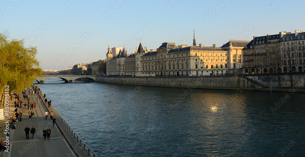 Fototapeta premium Paris, France, Seine