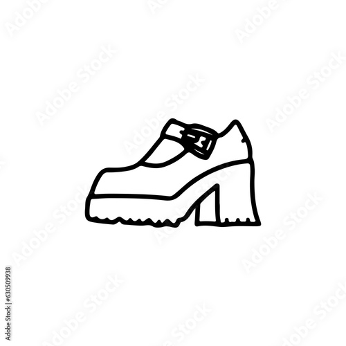concept woman shoes vector illustration